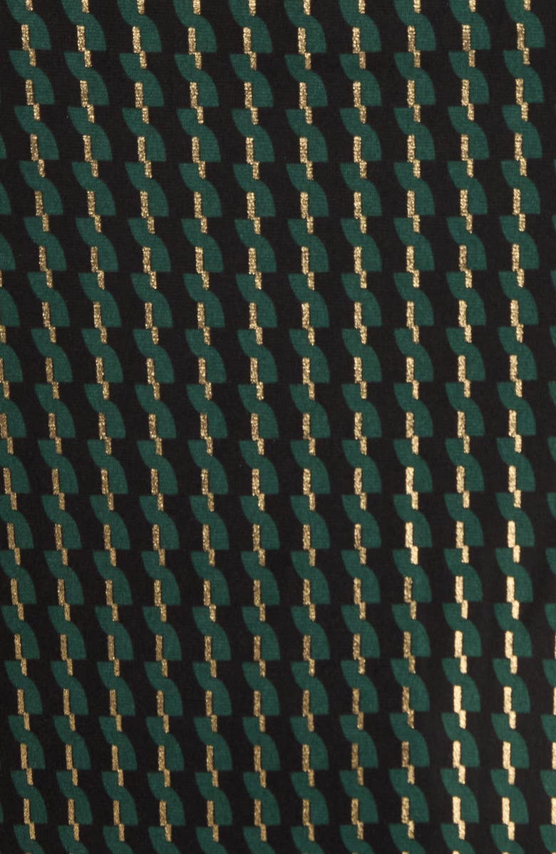 KASPER Pleat Neck Sleeveless Top, Alternate, color, Evergreen Multi