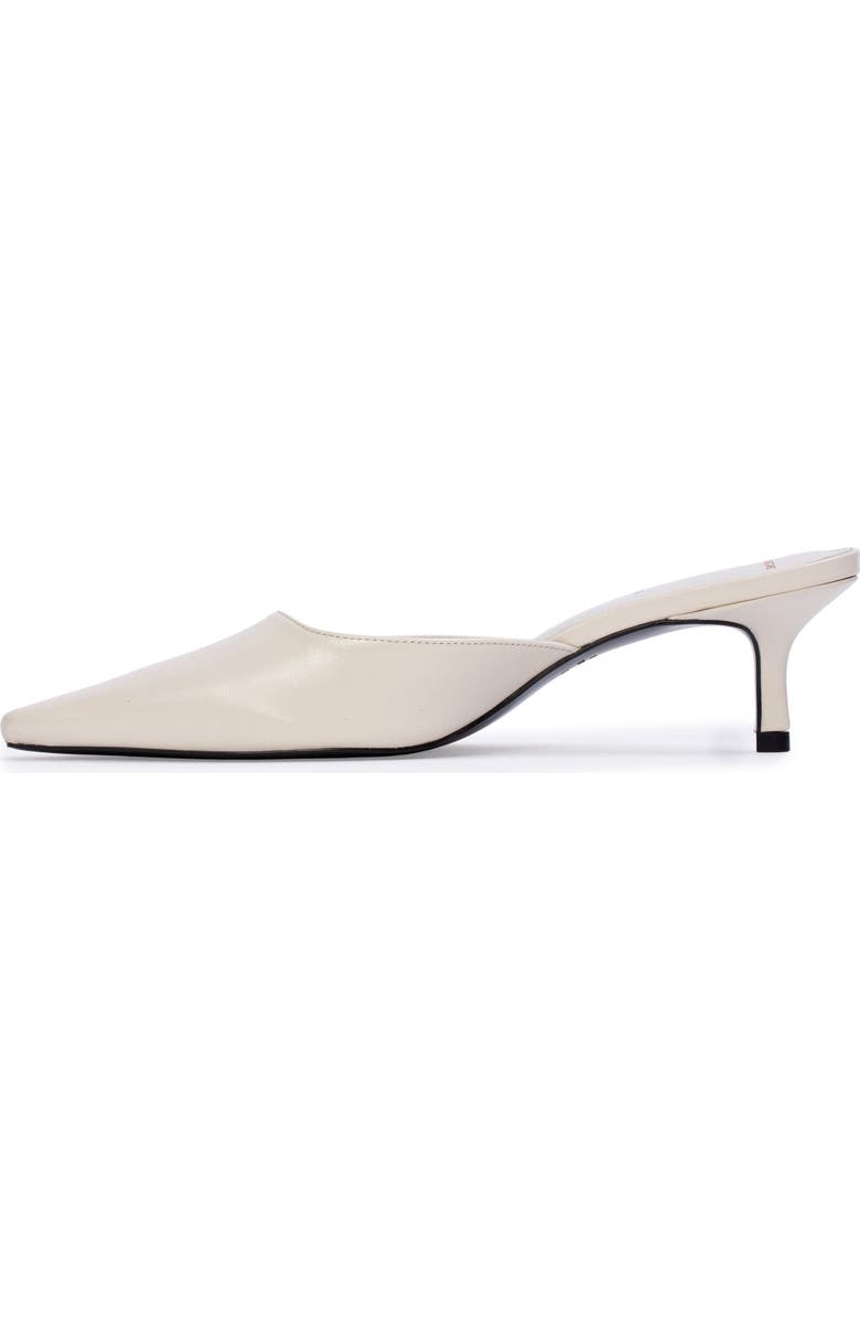 BLACK SUEDE STUDIO Riley 50 Leather Mule, Alternate, color, Coconut Leather