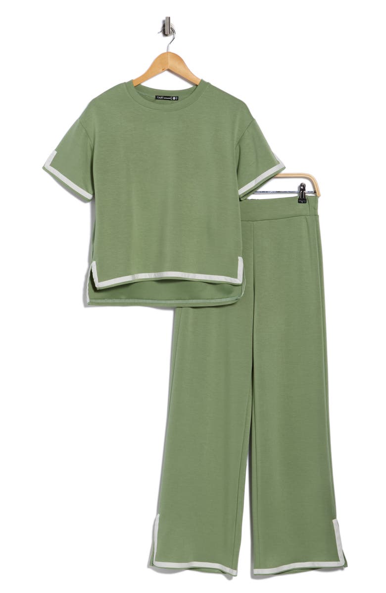 Tart Quintia Pants Pajamas, Alternate, color, Loden Forest