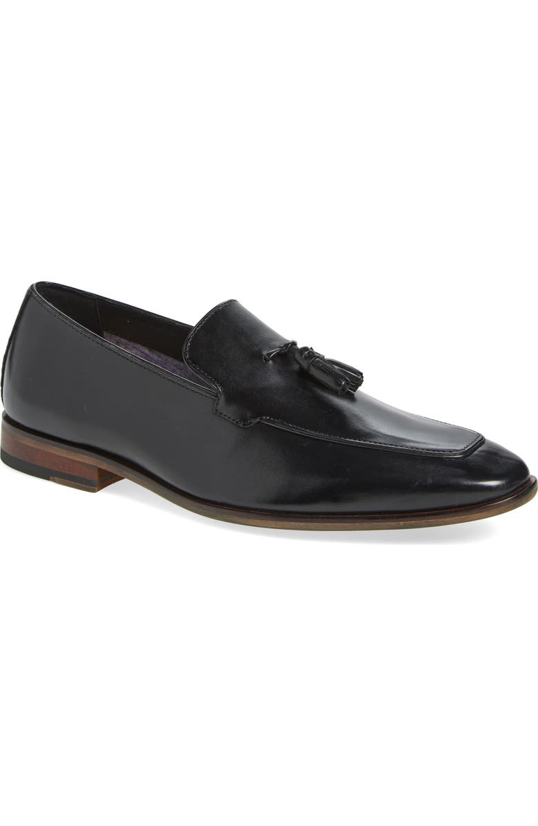 Steve Madden Hypens Tassel Loafer, Main, color, Black
