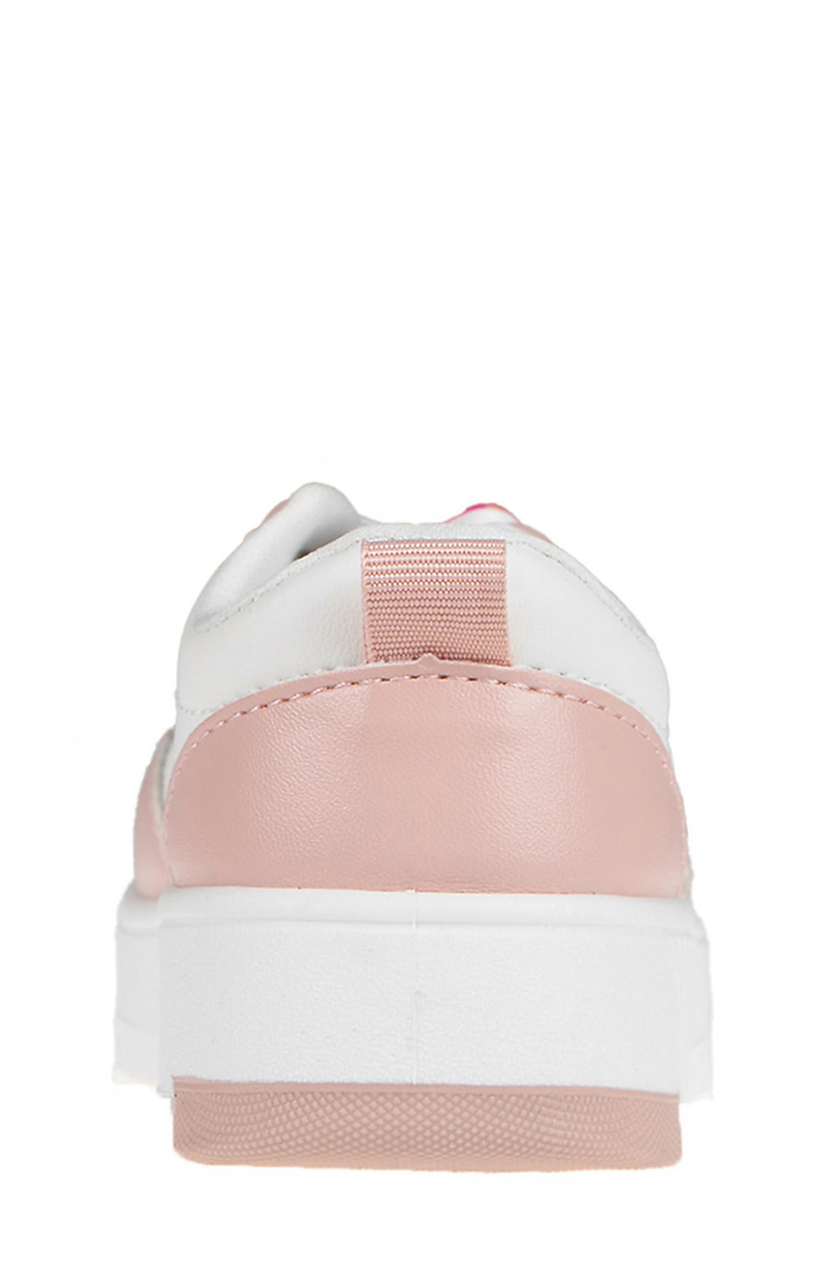 bebe Kids' Butterfly Court Sneaker, Alternate, color, 