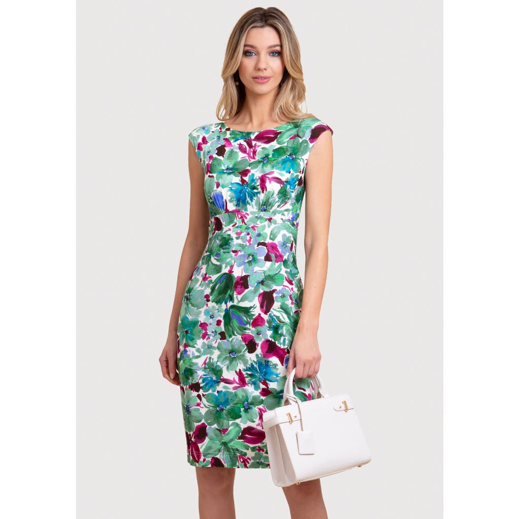 Alie Street London Pippa Shift Dress In Blue