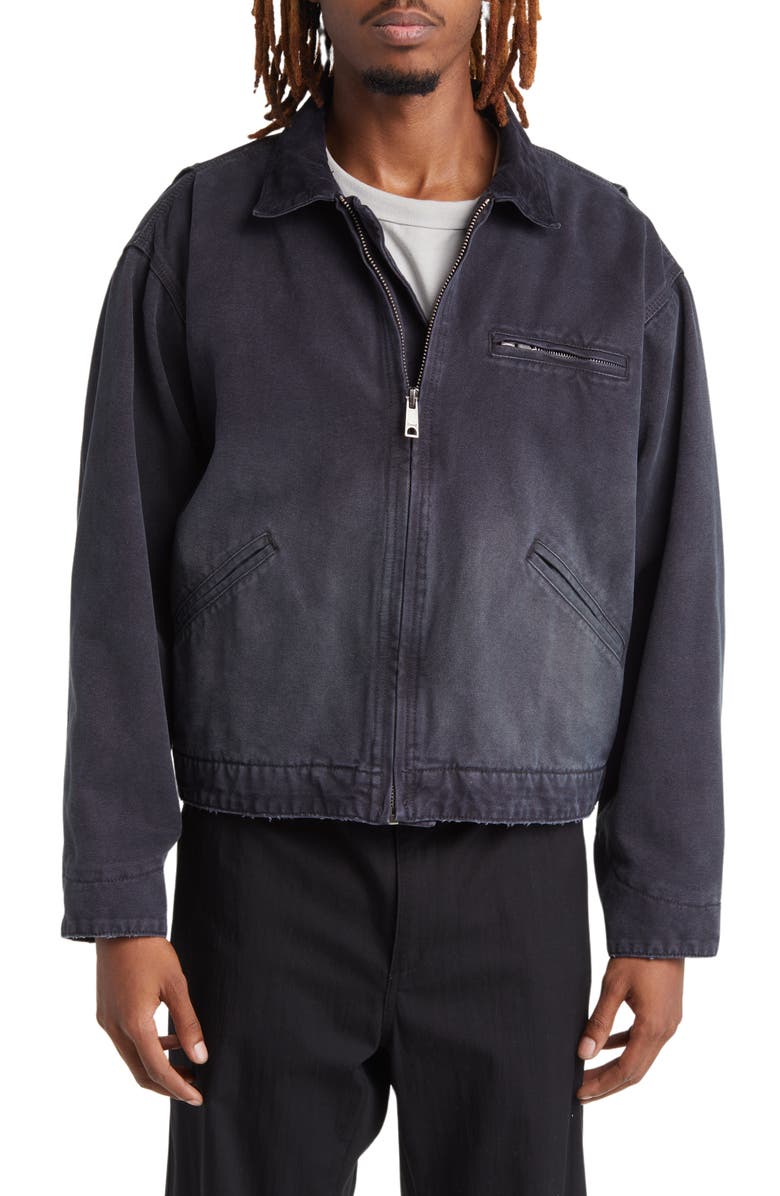 Elwood Petrol Denim Jacket, Alternate, color, 