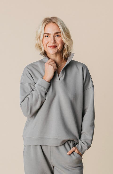 Organic Cotton Teddy Polo Crew