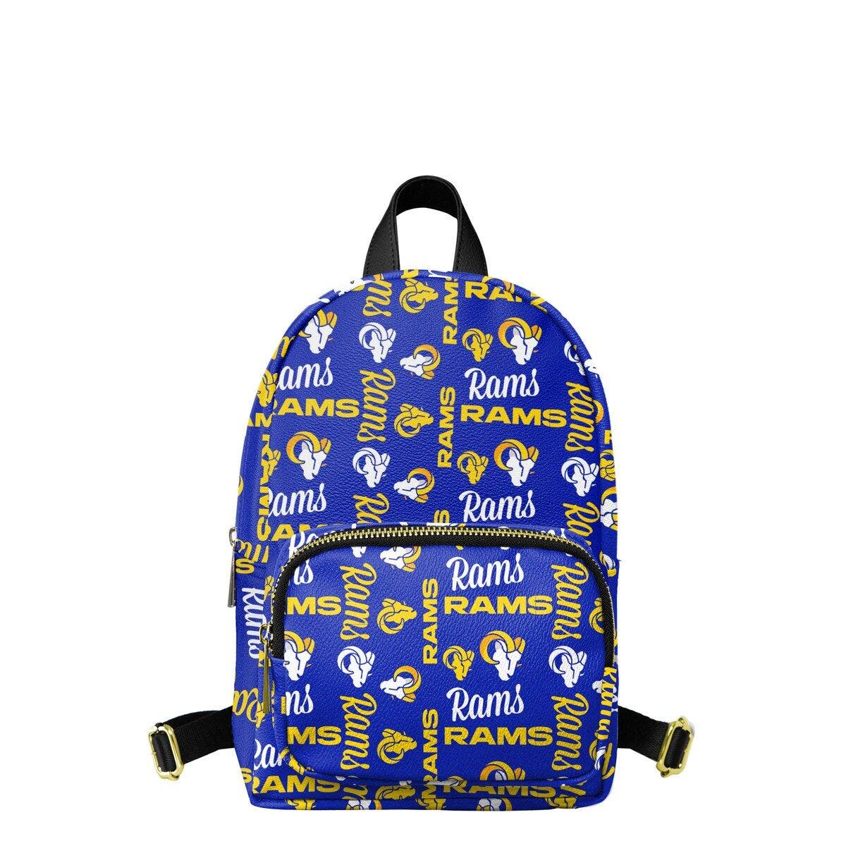 FOCO Youth FOCO Royal Los Angeles Rams Repeat Brooklyn Mini Backpack, Main, color, Royal