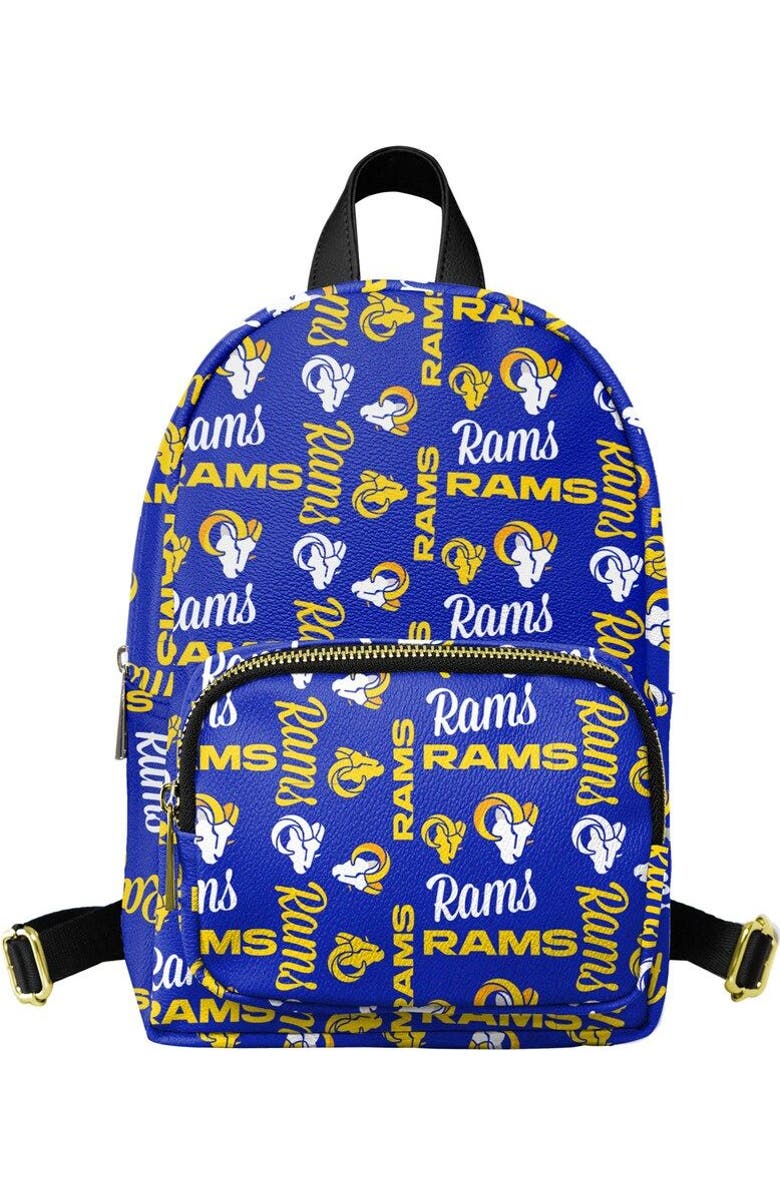 FOCO Youth FOCO Royal Los Angeles Rams Repeat Brooklyn Mini Backpack, Main, color, Royal