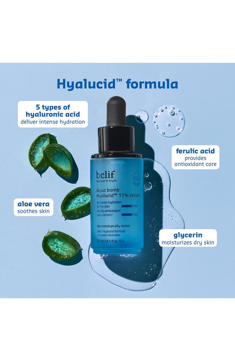 belif Aqua Bomb Hydrating Hyalucid<sup>™</sup> 11% Serum, Alternate, color, 