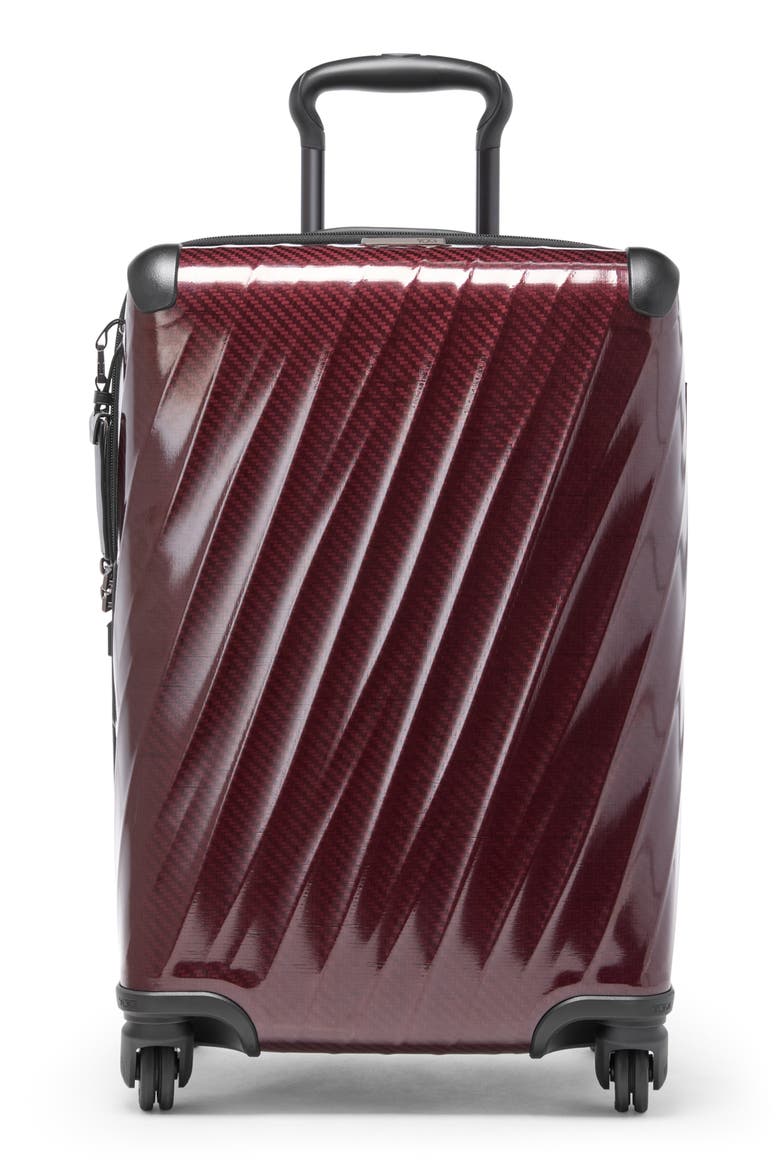 19 Degree Lite 22-Inch International 4 Wheel Carry-On Bag, Main, color, WINE