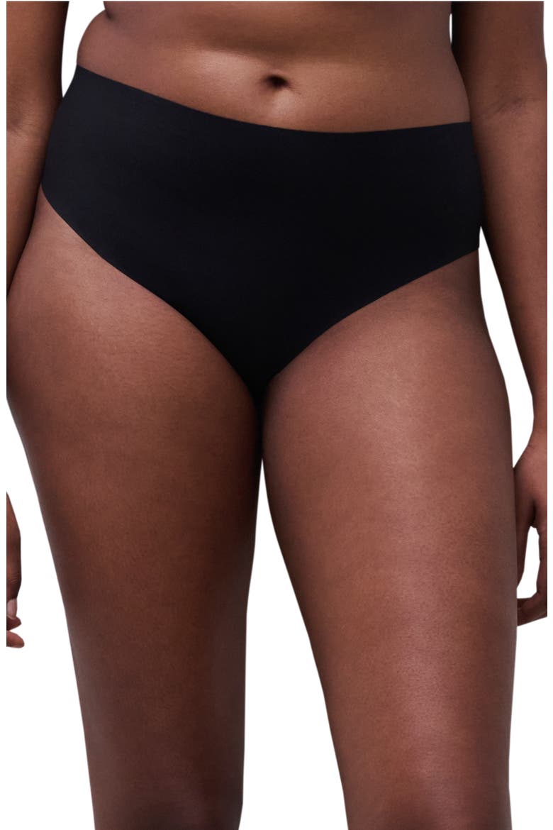 Defi High Cut Briefs, Main, color, BLACK