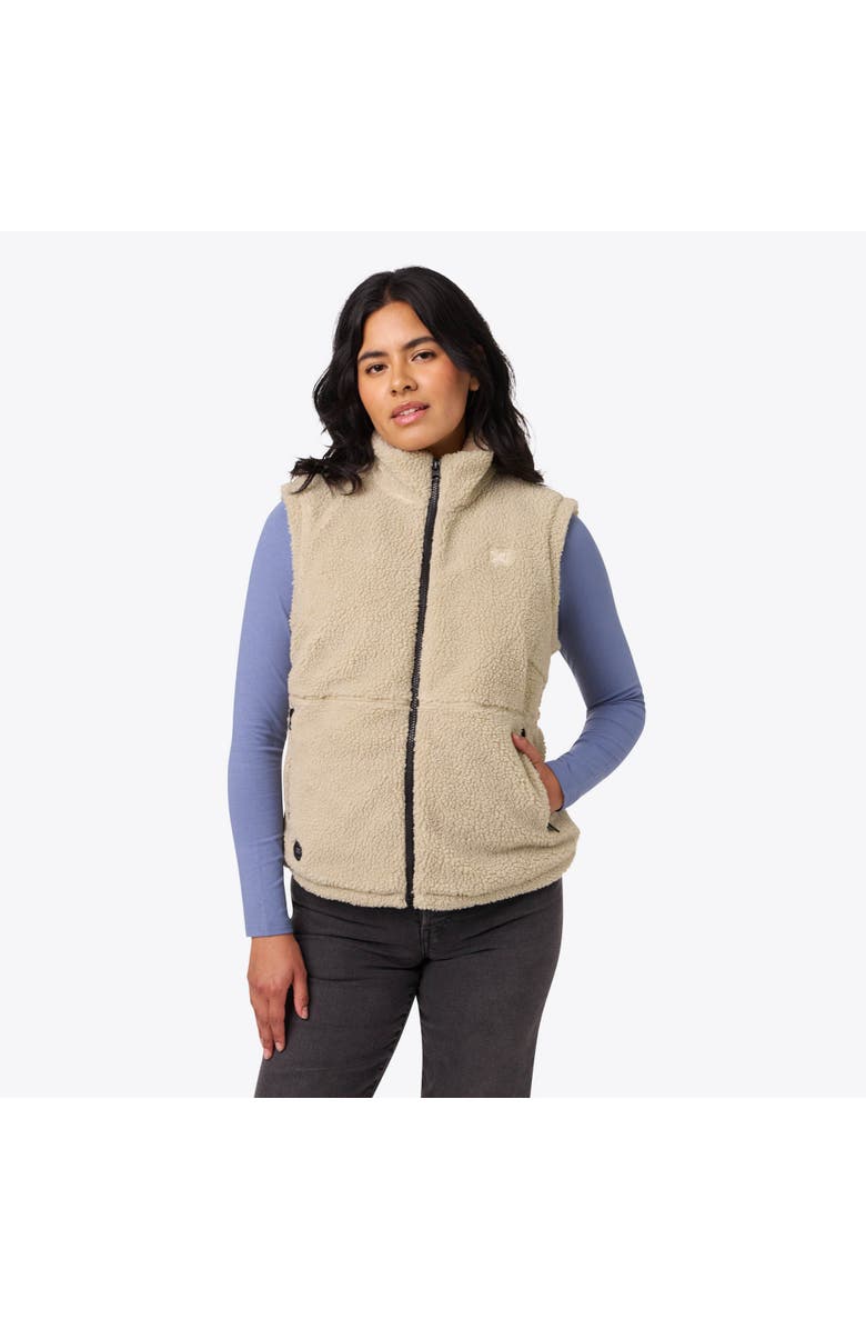 Mobile Warming Upland Heated High-Pile Fleece Vest, Alternate, color, Coffee