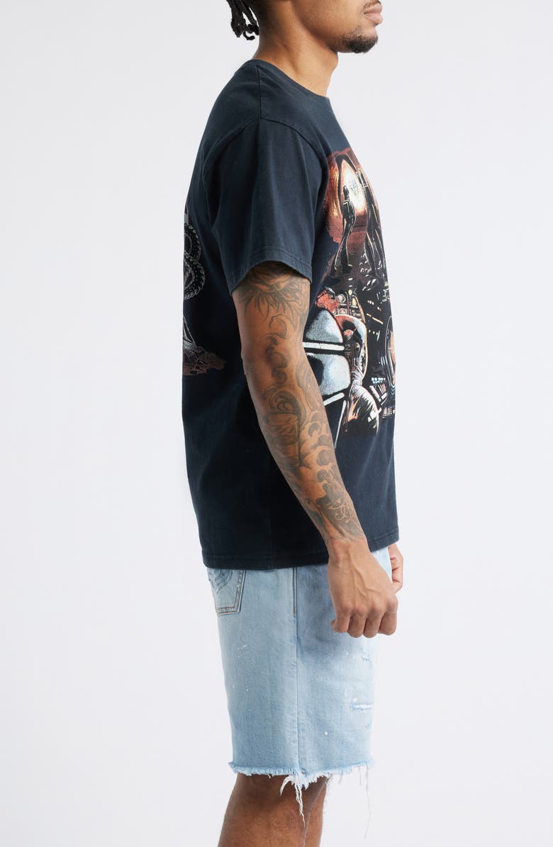 Billionaire Boys Club BB Odyssey Oversize Graphic T-Shirt, Alternate, color, Black