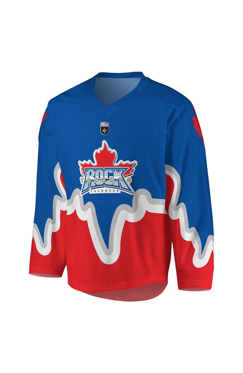 ADPRO Sports Youth Royal/Red Toronto Rock Replica Jersey, Alternate, color, Royal