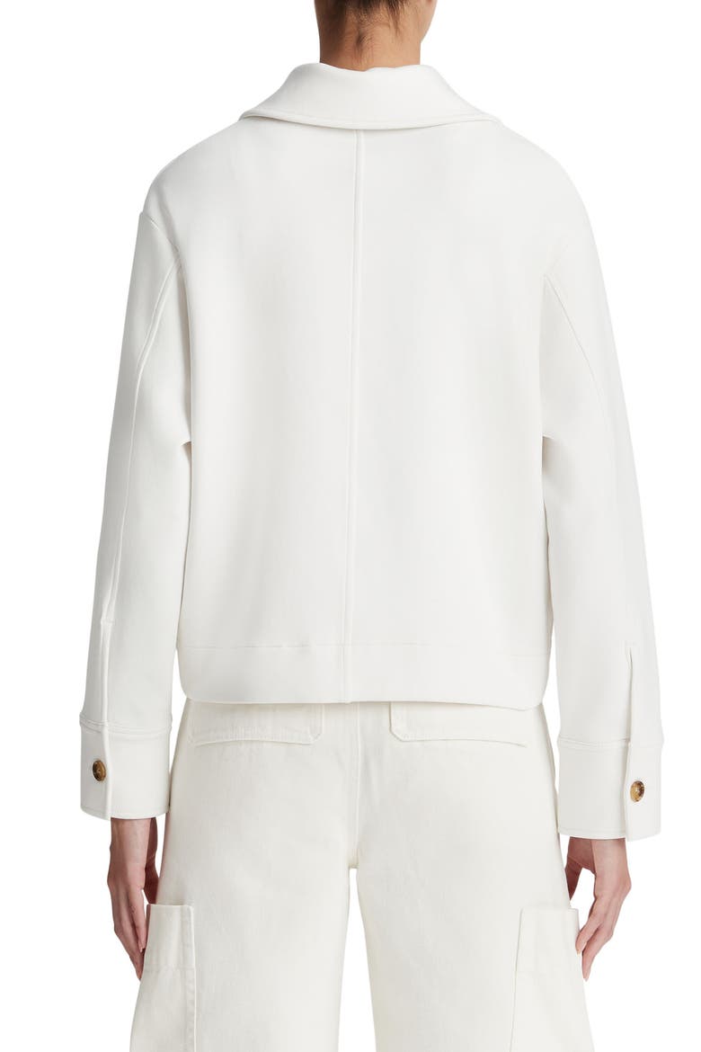 Cotton Blend Jacket, Alternate, color, OFF WHITE