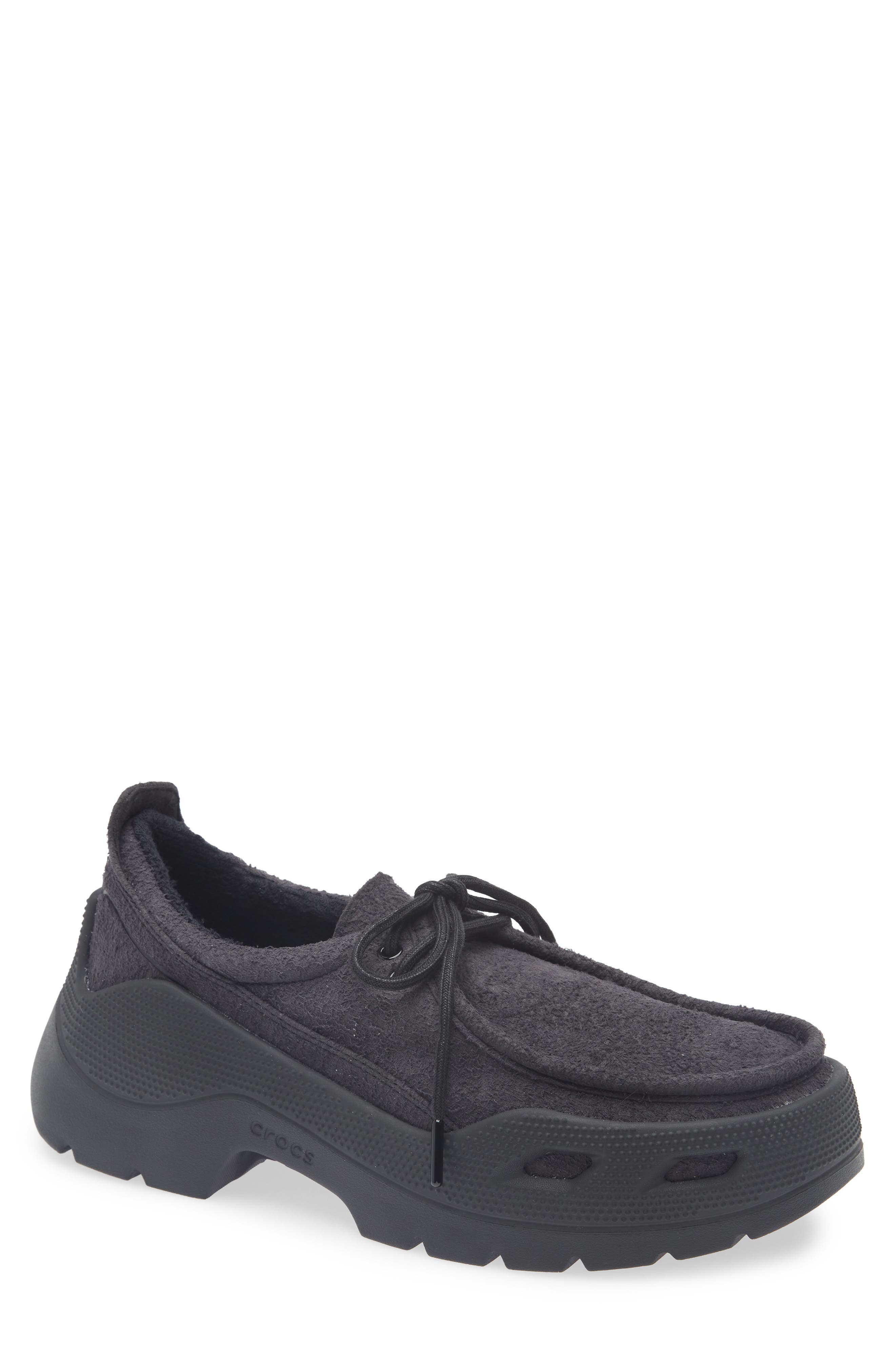 CROCS Gallery Oxford Shoe, Main, color, Black