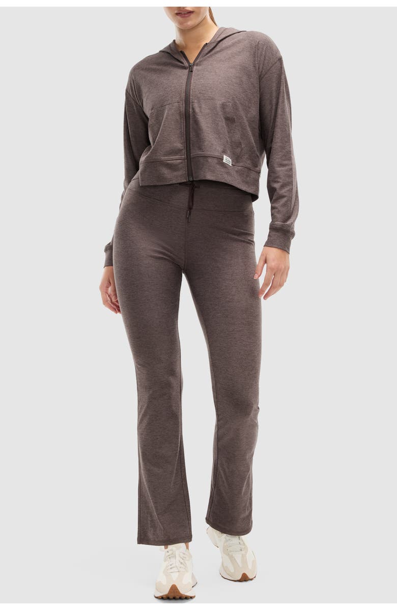 Peloton Dreamblend High Rise Flared Legging, Alternate, color, Cocoa