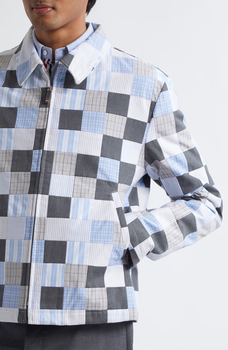 Thom Browne Patchwork Golf Jacket, Alternate, color, 