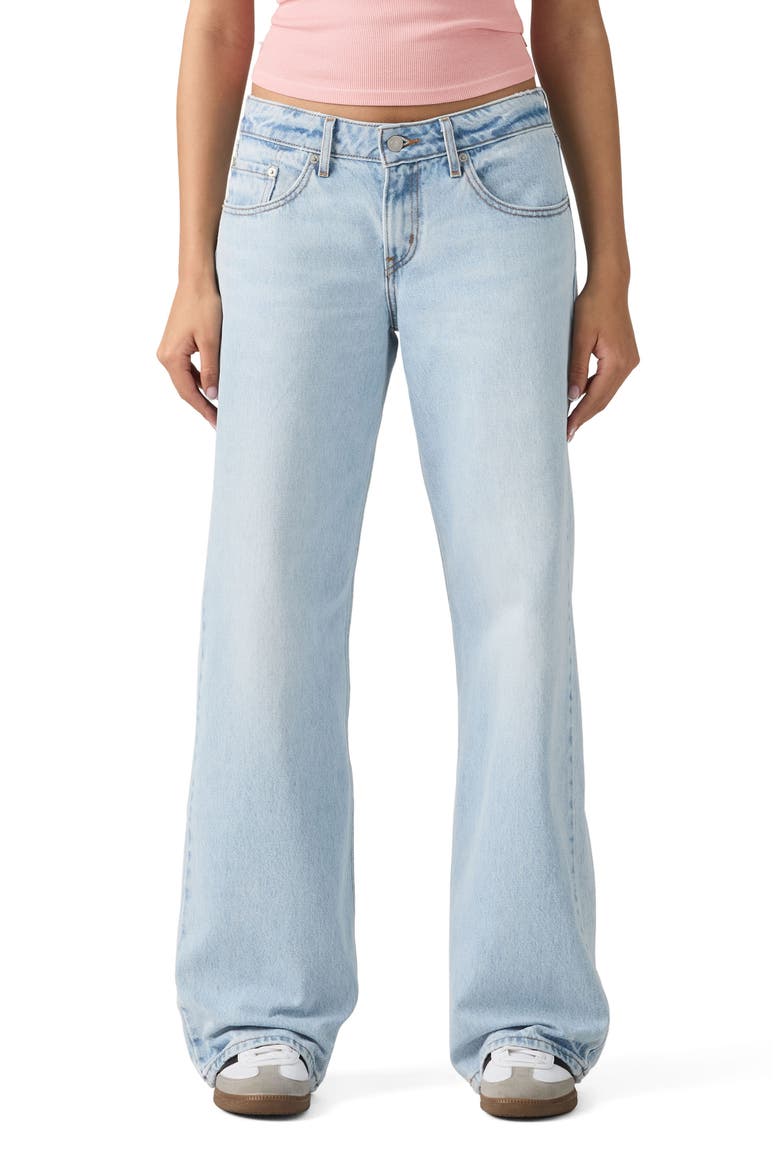 Low Loose Jeans, Main, color, PICK SIDES