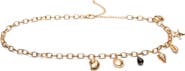 MANGO Beaded Chain Belt