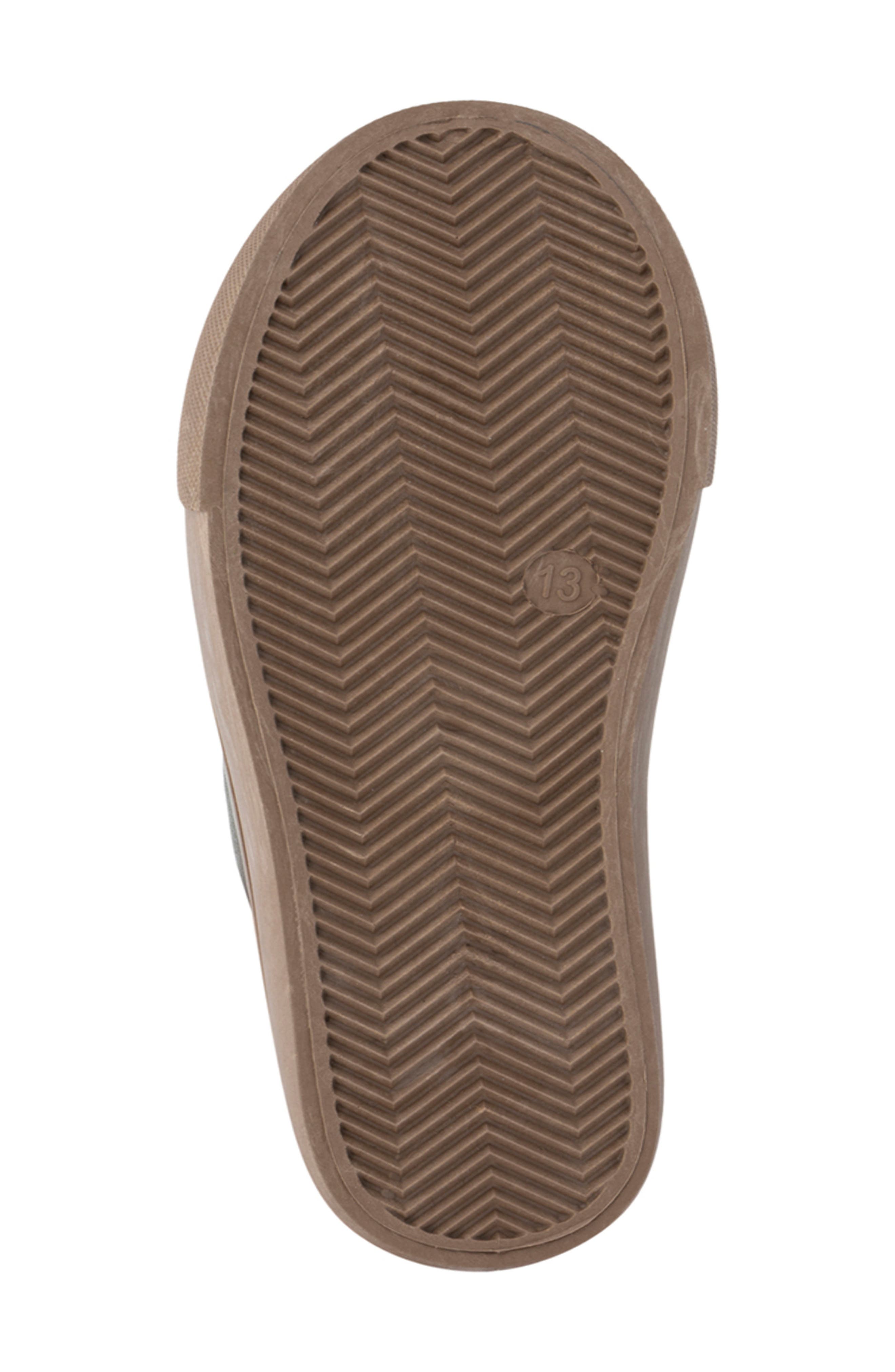 OLIVIA MILLER Kids' OMG Faux Fur Cuff Sneaker, Alternate, color, Grey