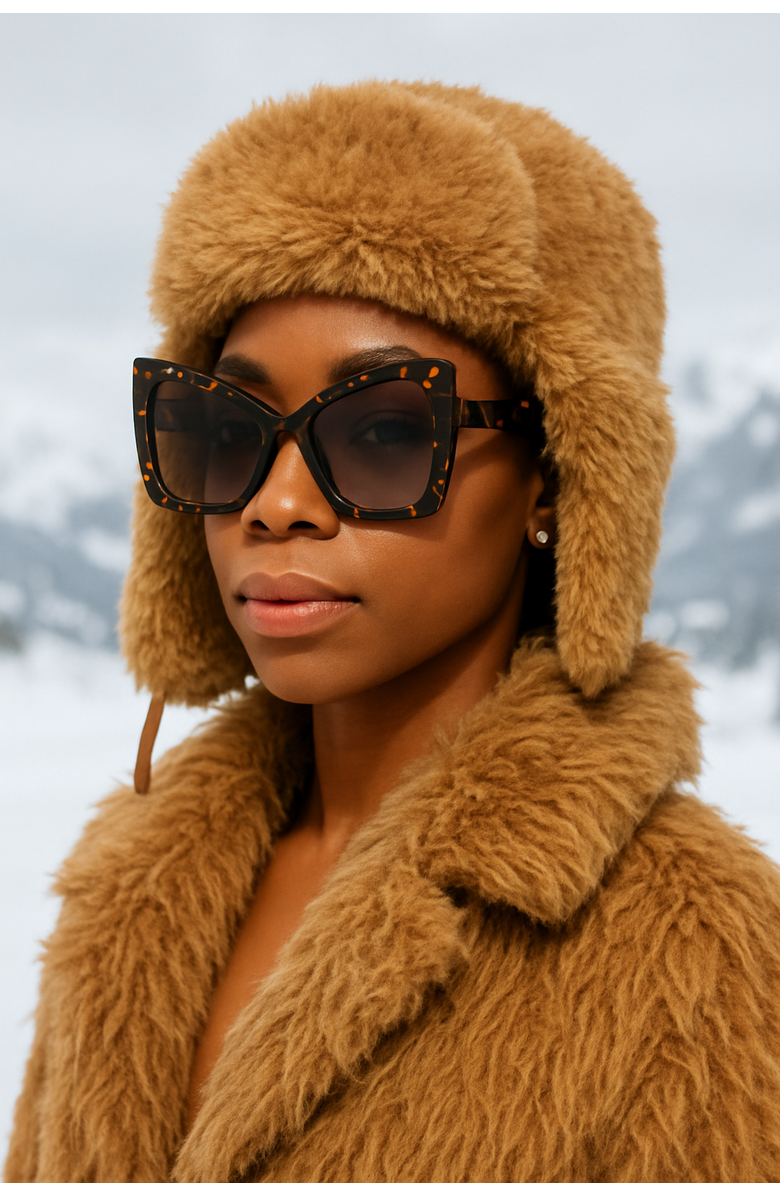 Tribal ëyës Monarch Cat Eye 52mm Sunglasses, Alternate, color, Black