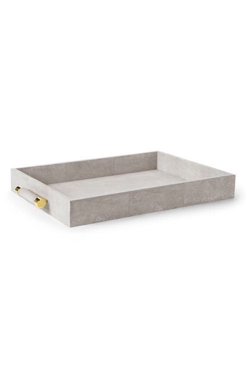 Modern Shagreen Serving Tray