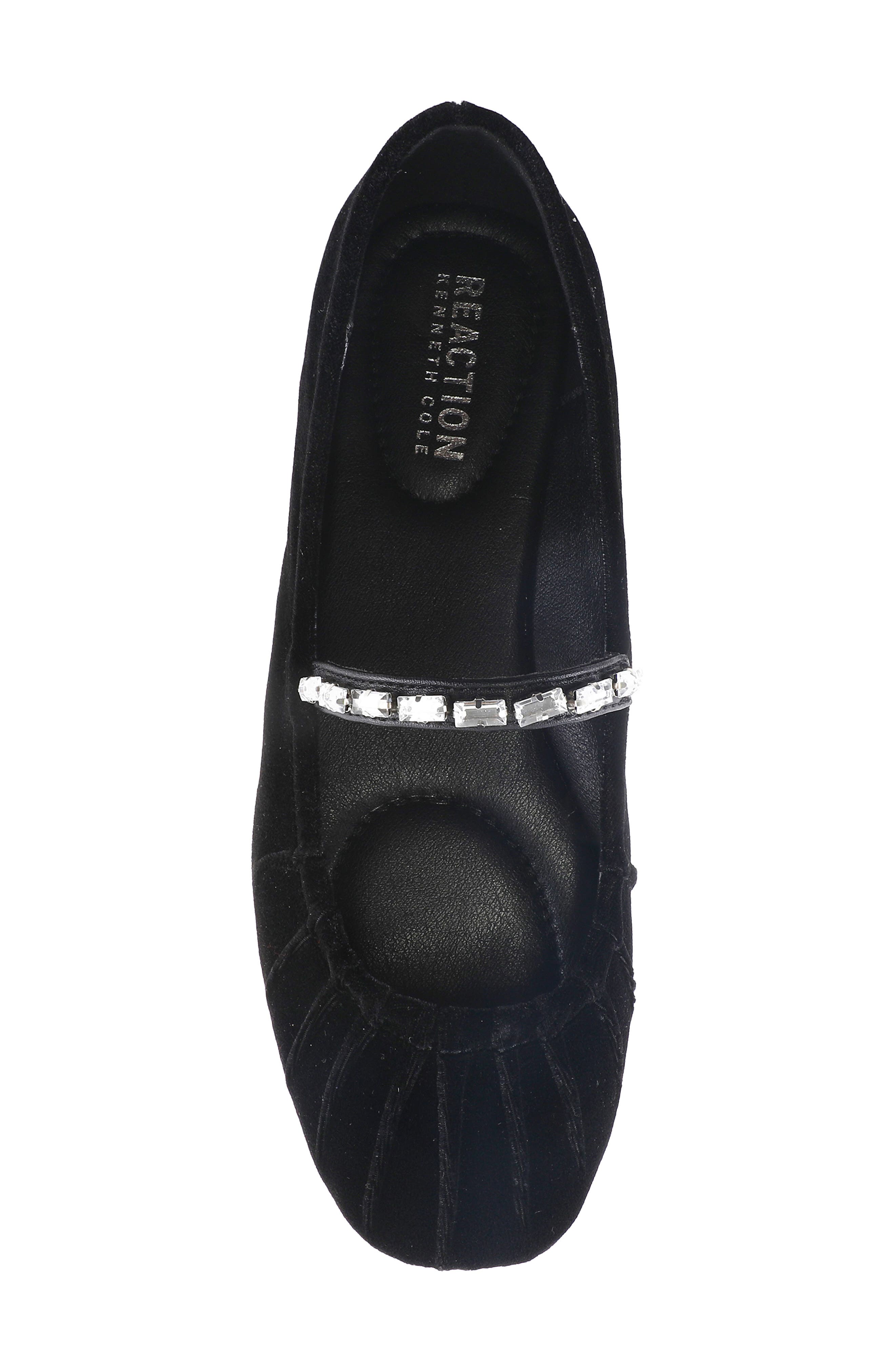 Eimar Mary Jane Flat, Alternate, color, BLACK VELVET