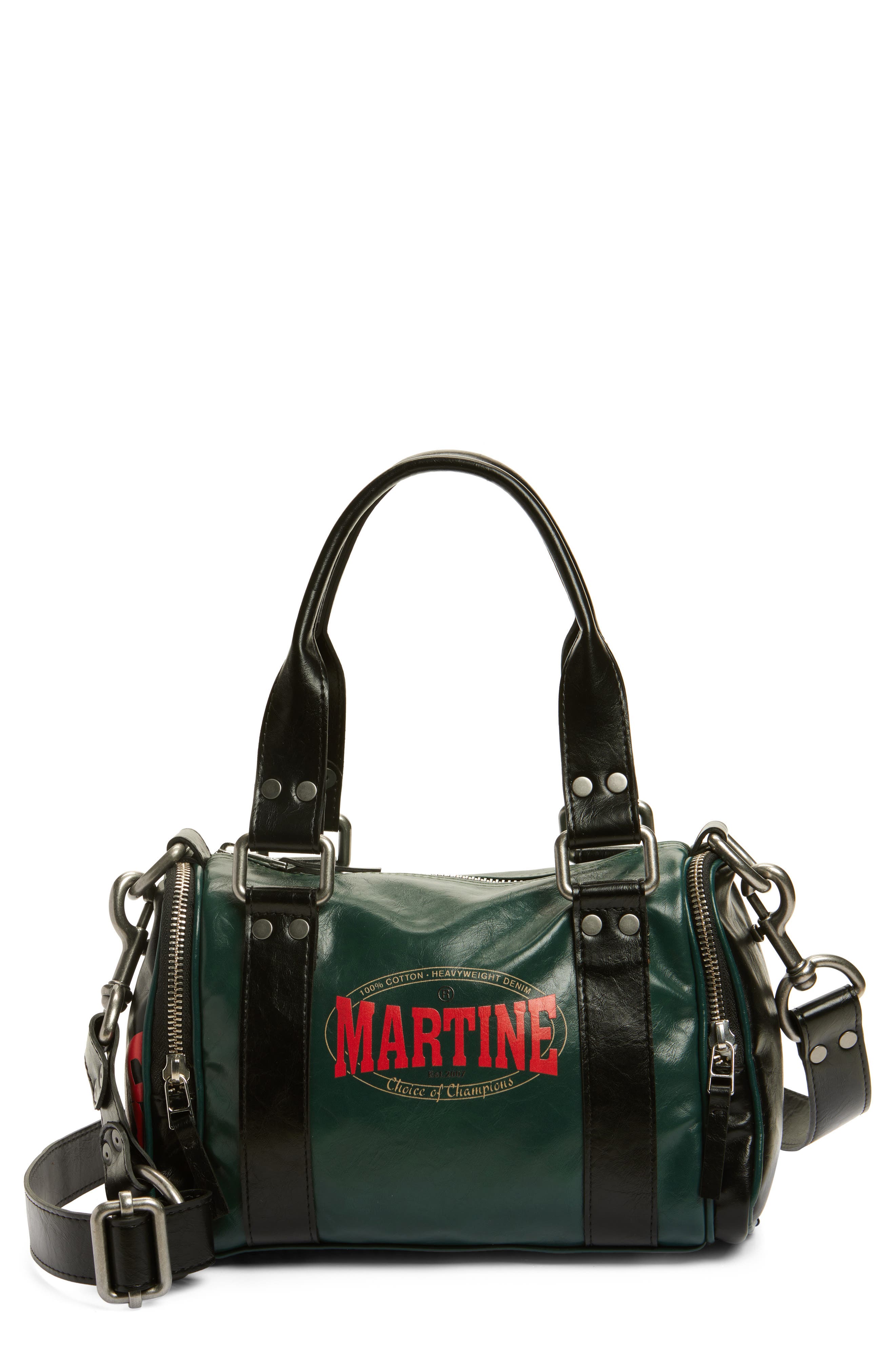 Martine Rose Galaxy Faux Leather Top Handle Bag, Main, color, 