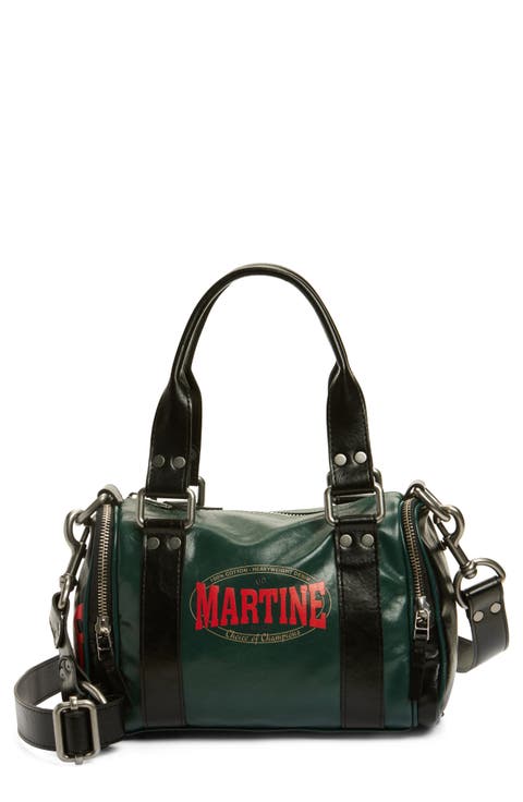 Galaxy Faux Leather Top Handle Bag