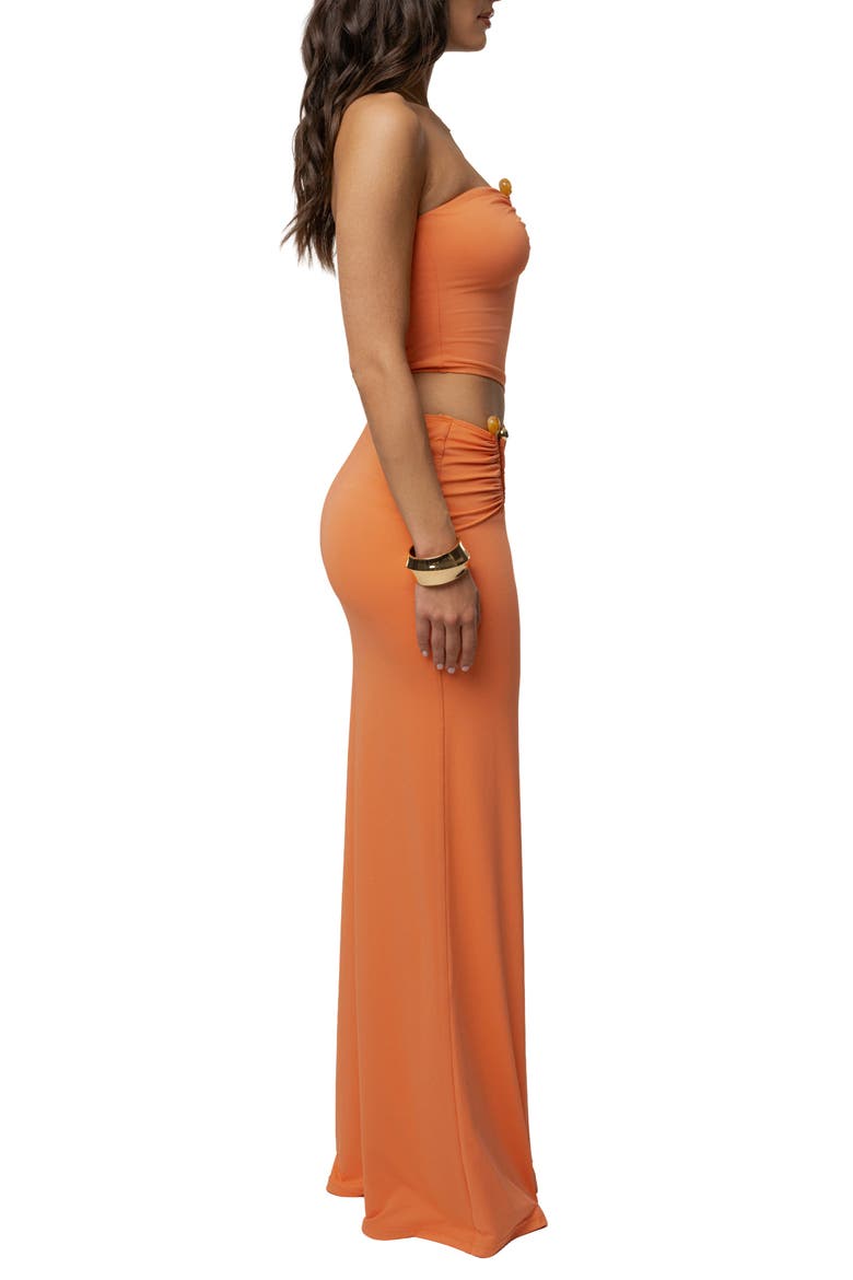 Sun-kissed Glow Maxi Dress, Alternate, color, Peach