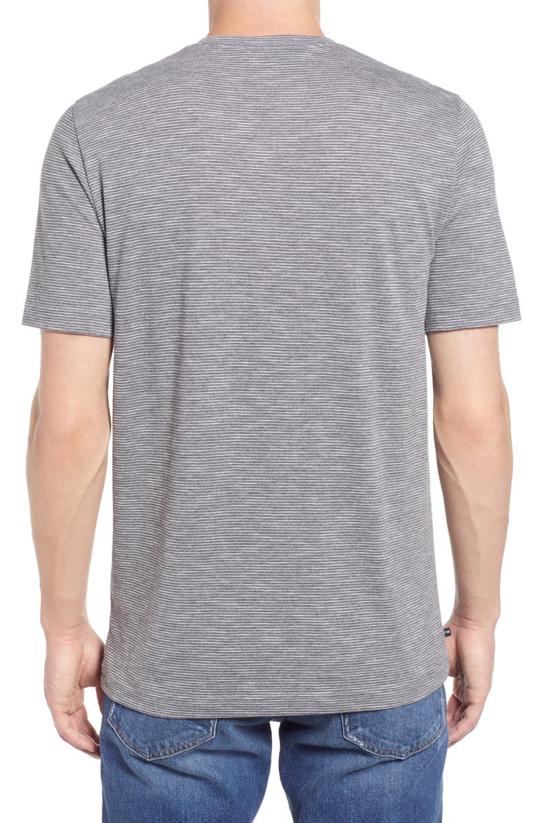 TravisMathew Thinking About It Stripe T-Shirt, Alternate, color, 