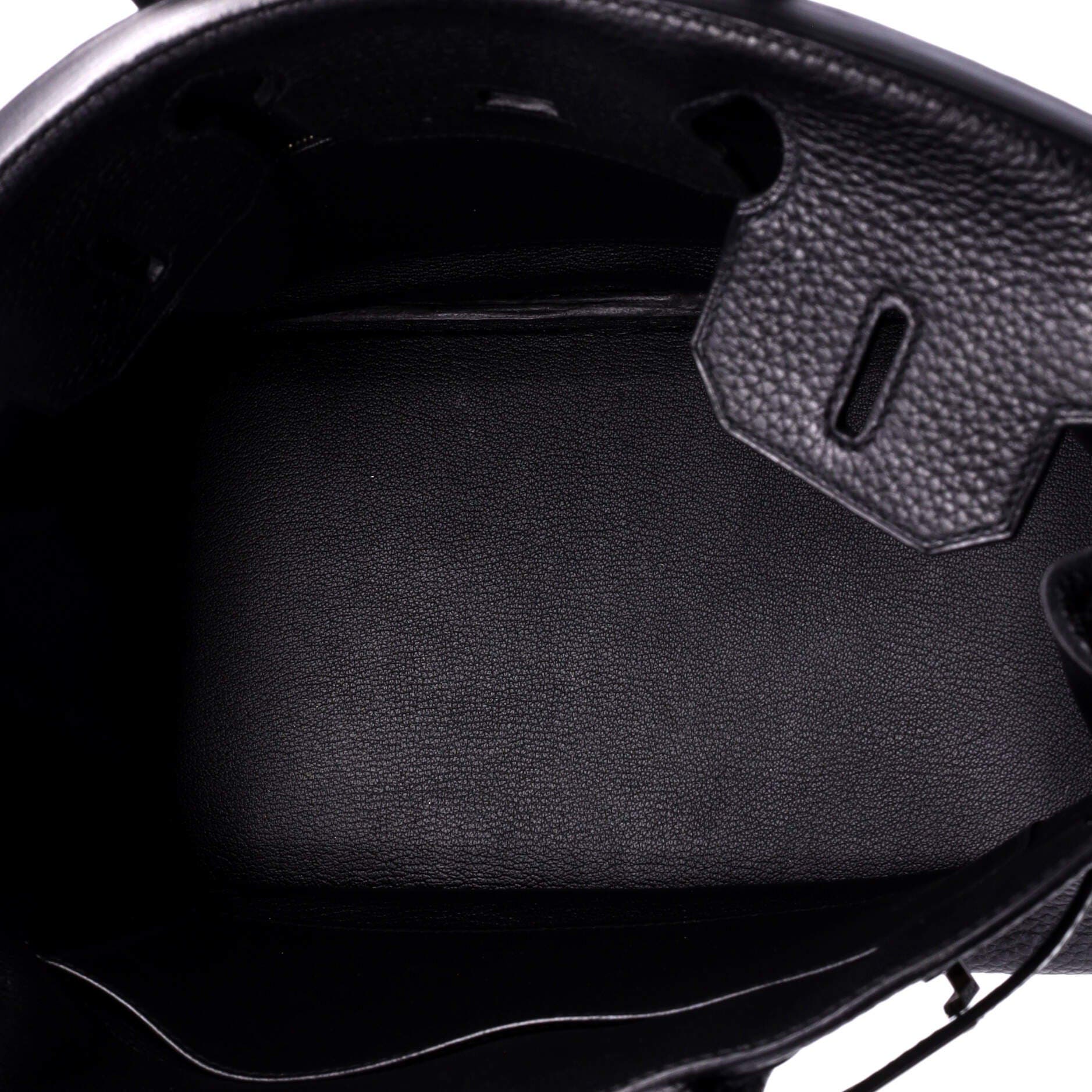 Pre-Owned Hermes Birkin Handbag Black Togo with Palladium Hardware 30, Alternate, color, 