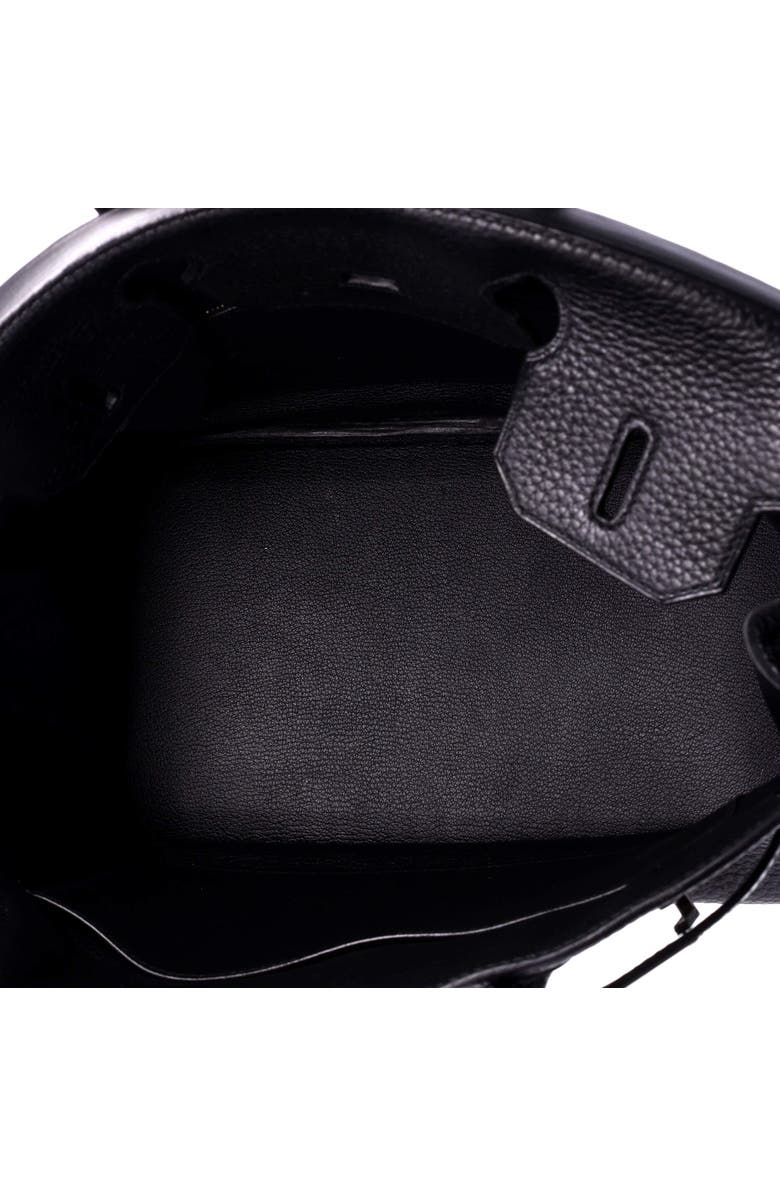 Pre-Owned Hermes Birkin Handbag Black Togo with Palladium Hardware 30, Alternate, color,