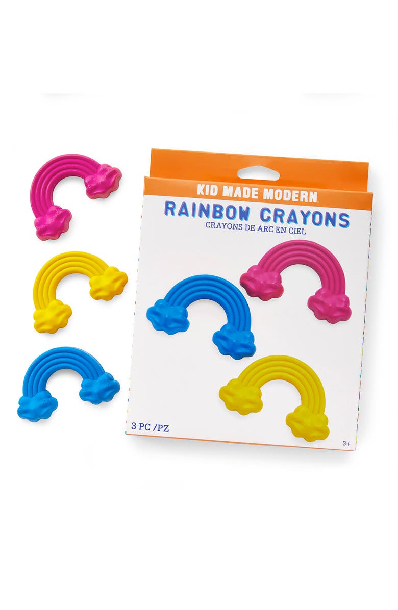 Kid Made Modern Rainbow Crayons - Set of 3, Alternate, color,