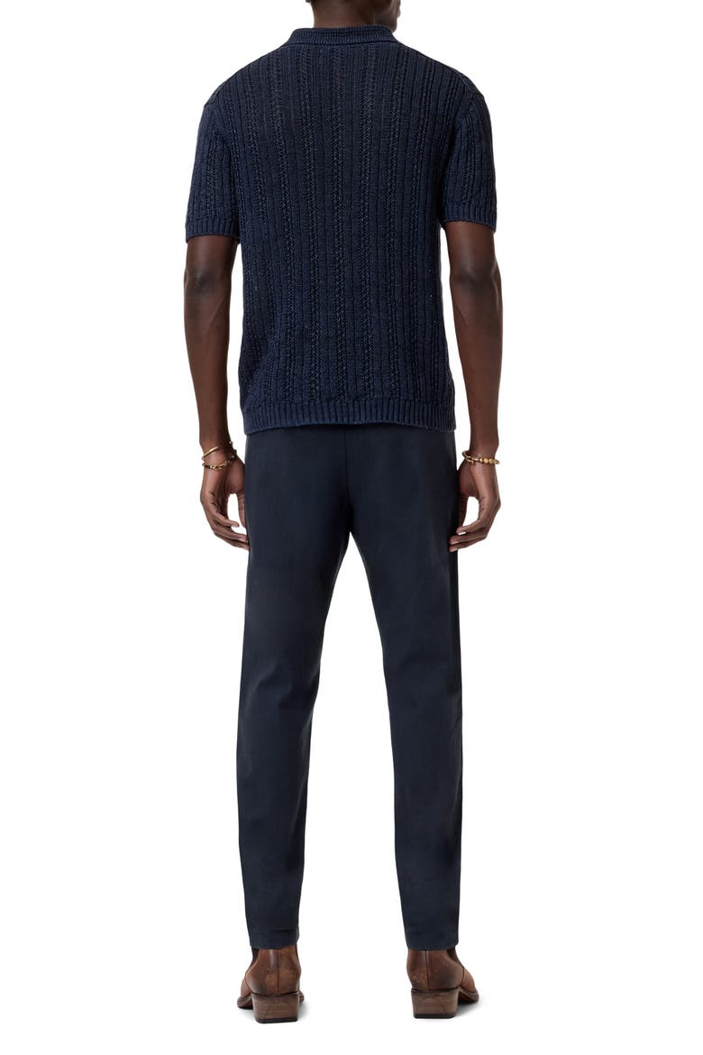 Kian Pleated Carrot Fit Pants, Alternate, color, LAKE BLUE