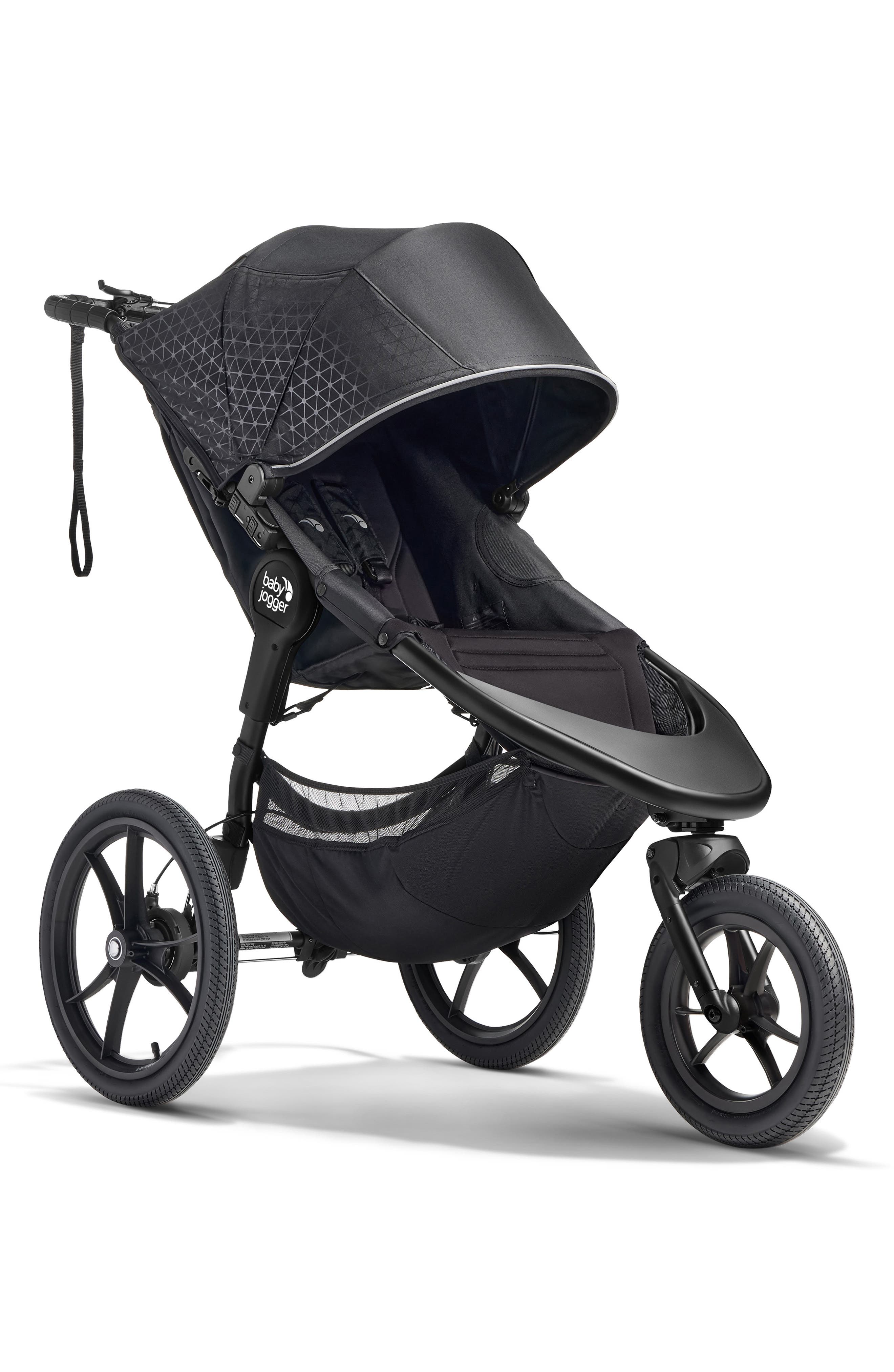 Baby Jogger Summit™ X3 Single Jogging Stroller in Midnight Black 