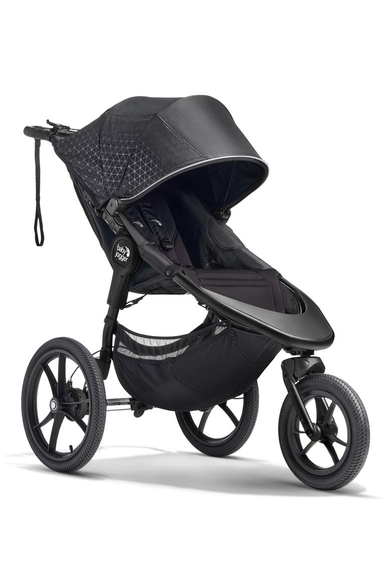 Summit™ X3 Single Jogging Stroller, Main, color, MIDNIGHT BLACK