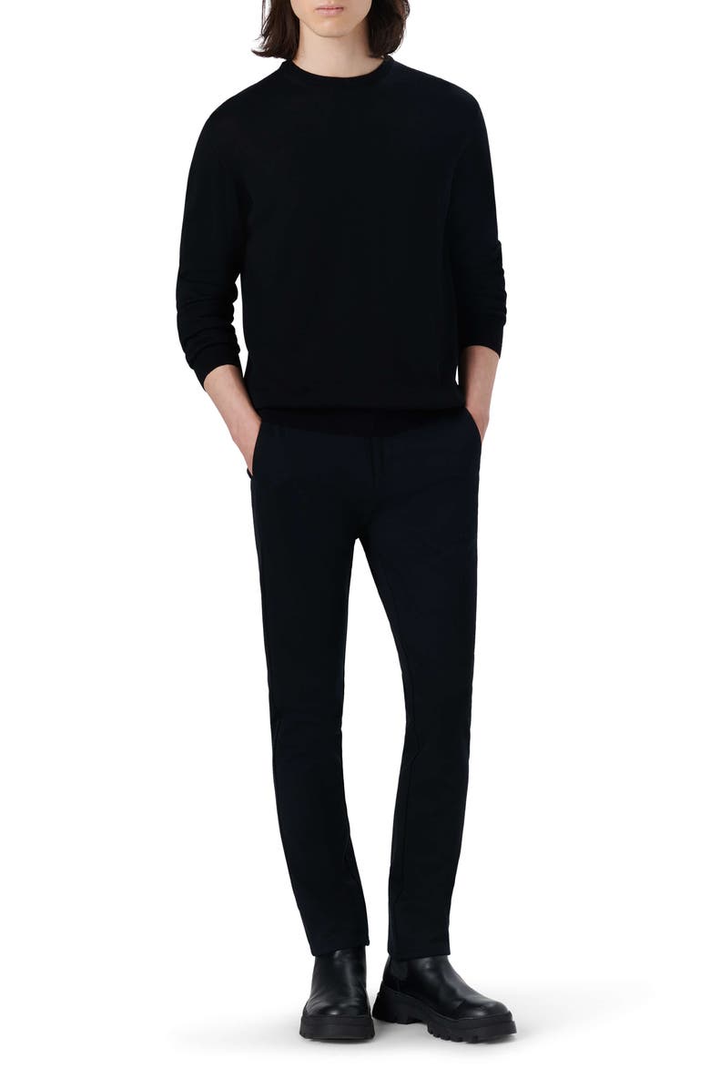Bugatchi Merino Wool Crewneck Sweater, Alternate, color, 