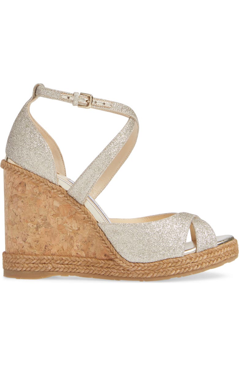 Jimmy Choo Alanah Espadrille Wedge Sandal, Alternate, color,