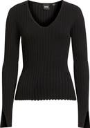 BOSS Ferunia Rib Knit Top