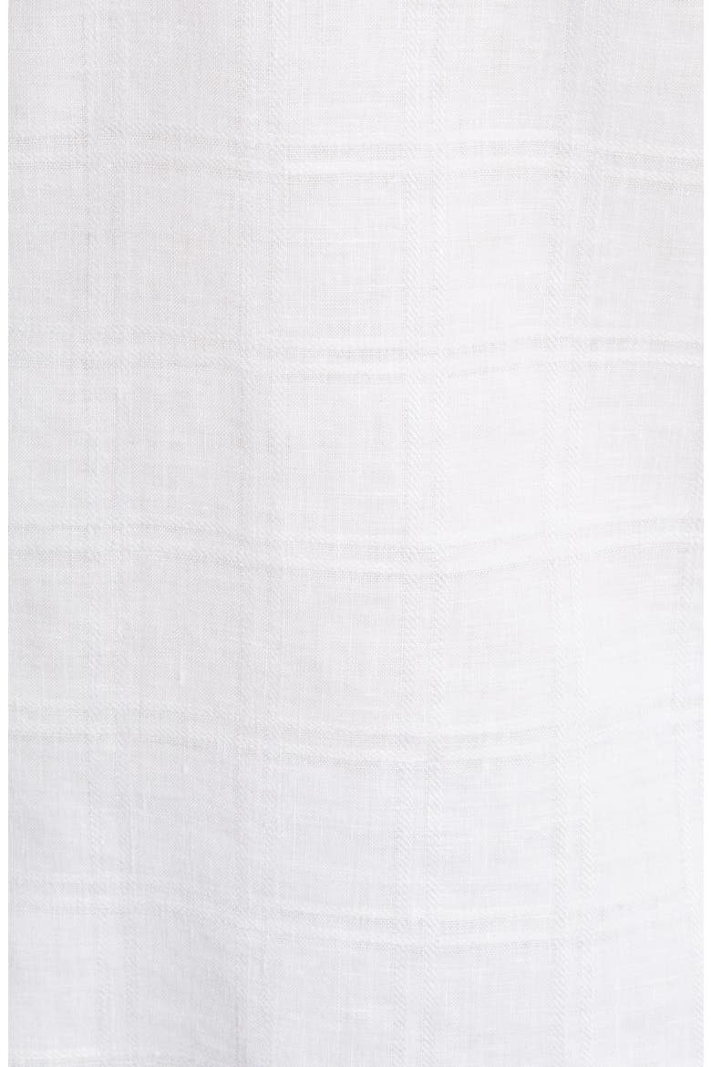 Costa Capri Classic Fit Linen Blend Button-Up Shirt, Alternate, color, WHITE
