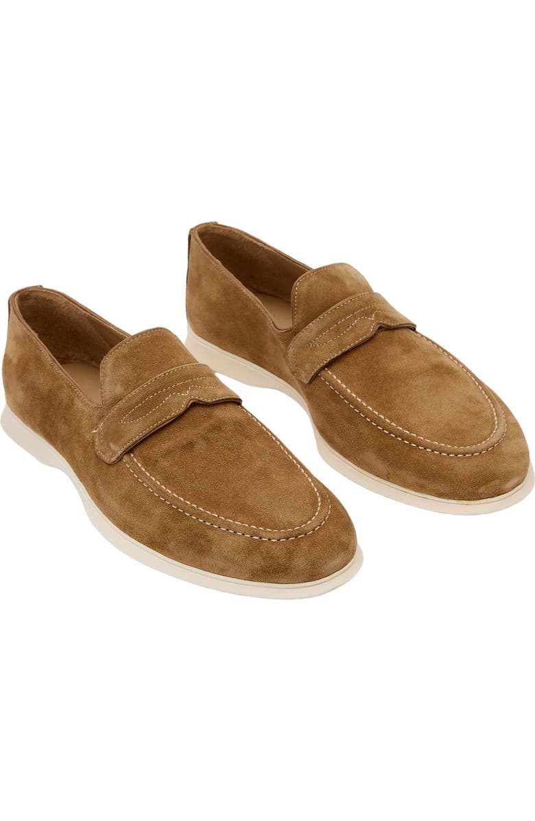 John Varvatos Thompson Loafer, Main, color, Clay Brown