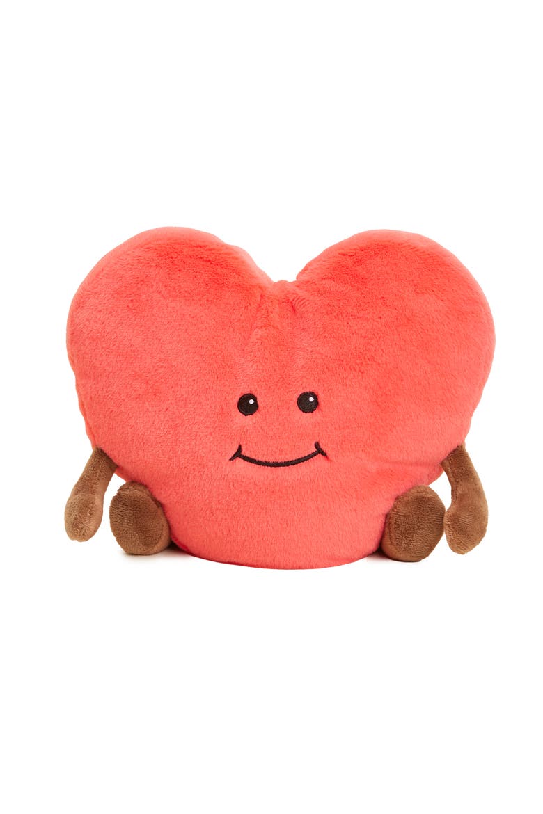 Heart Plush Toy, Alternate, color, Bright Red