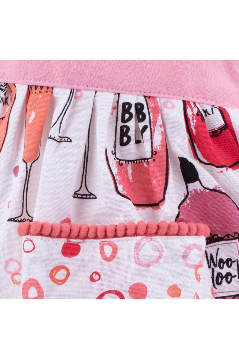 Sip Sip Hooray Skirt Apron, Alternate, color, Sip Sip Hooray