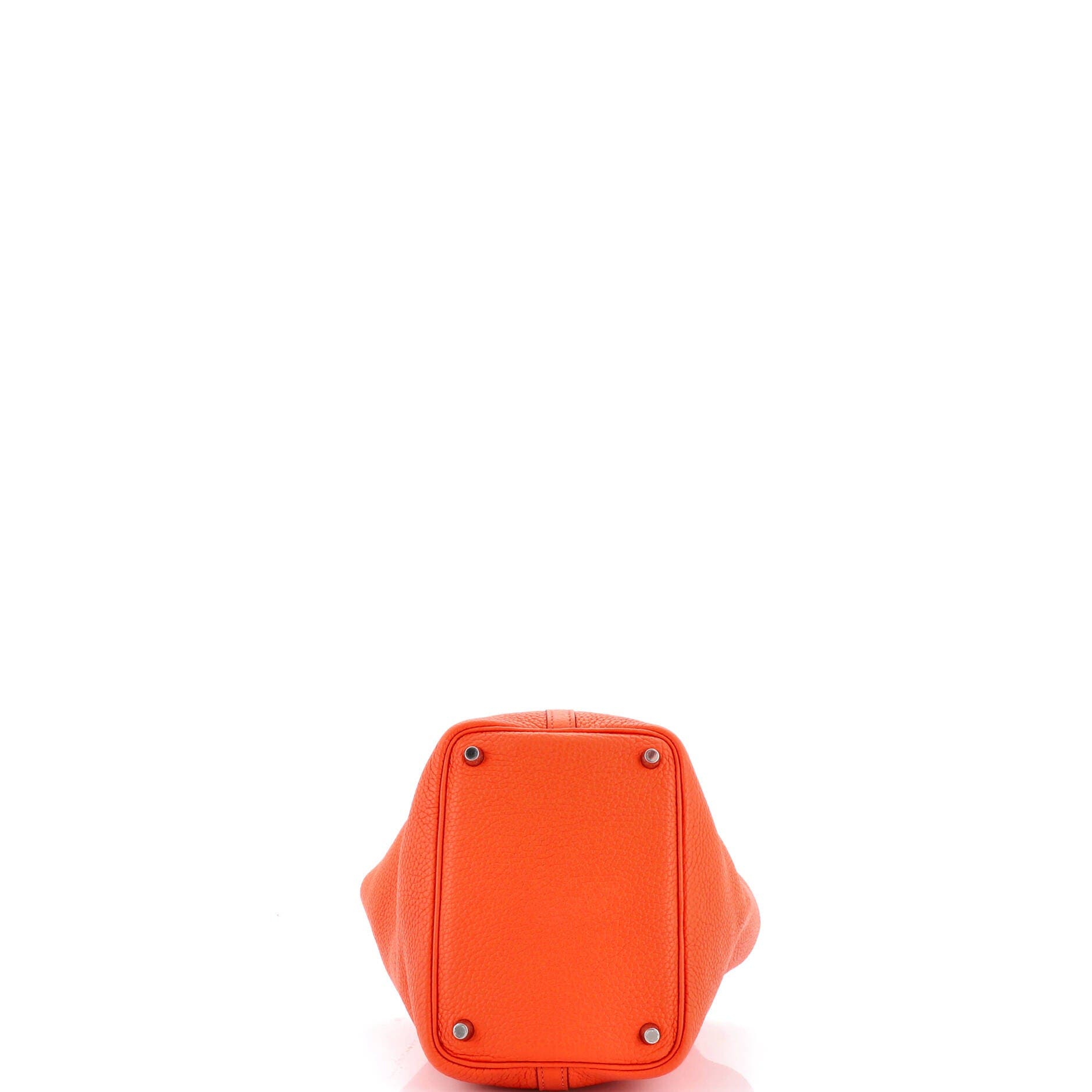 Pre-Owned Hermes Picotin Lock Bag Clemence PM, Alternate, color, Orange Poppy