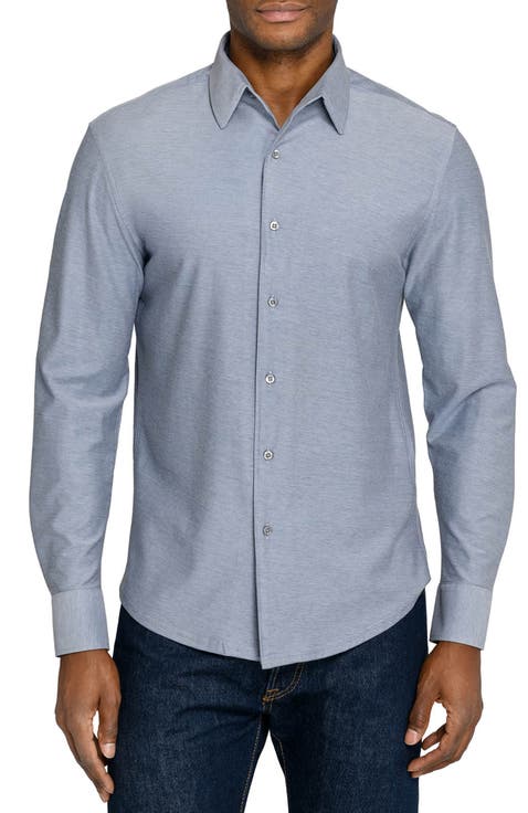 Solid Mapleton Luxe Cross Dyed Long Sleeve Shirt