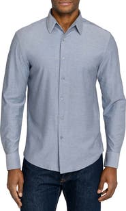 Brooklyn Brigade Solid Mapleton Luxe Cross Dyed Long Sleeve Shirt