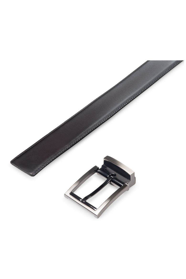 Everett 1901 Leather Belt, Alternate, color, CENIZA