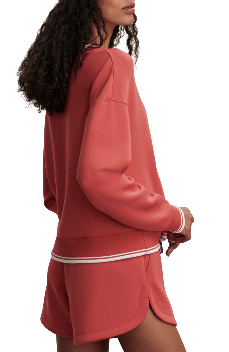 Varley Blithe Crop Sweatshirt, Alternate, color, Baked Apple