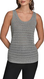 Donna Karan New York Metallic Sweater Tank