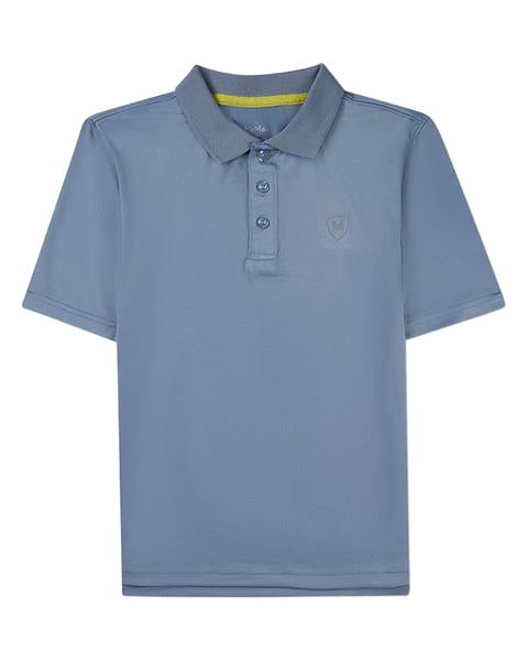 Silky Dri-Effect Short Sleeve Polo Shirt (Little Kid & Big Kid)